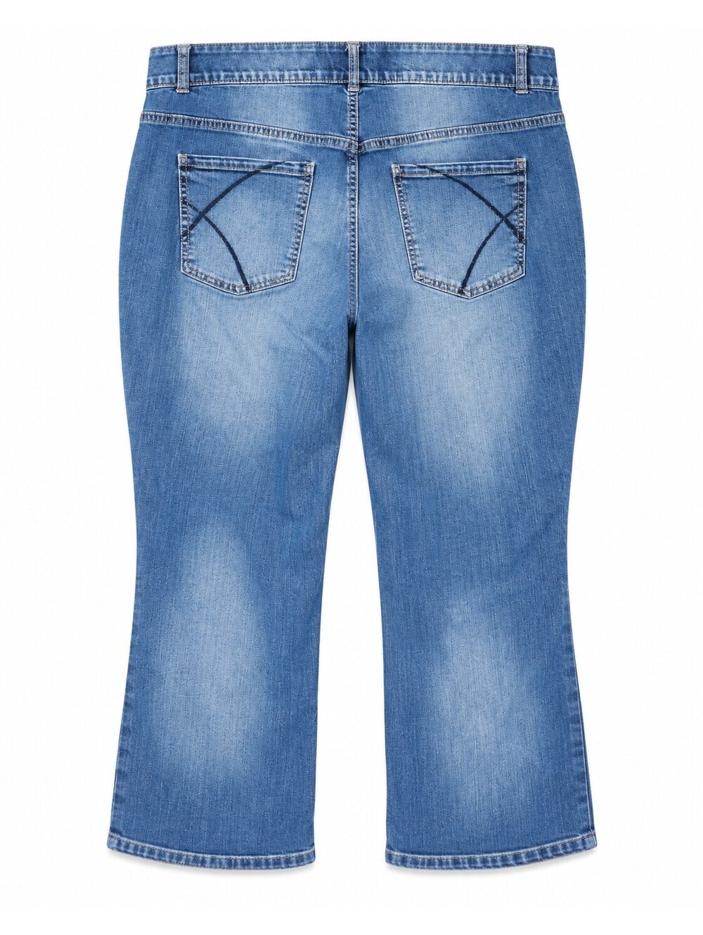 Lane Bryant Womens 24 Regular Bootcut Jeans Tighter Tummy Technology Hemmed Blue